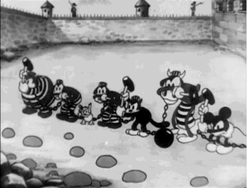 Walt Disney black and white movie.