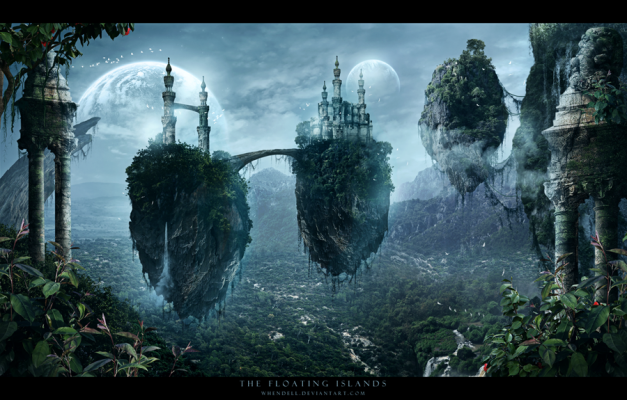 The Floating Islands by Whendell on Deviantart